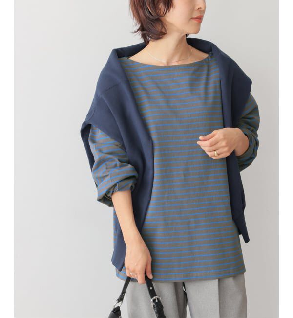 JOURNAL STANDARD relume「ONE DAYロゴボーダープルオーバー」|Tシャツ・カットソー|グレーA