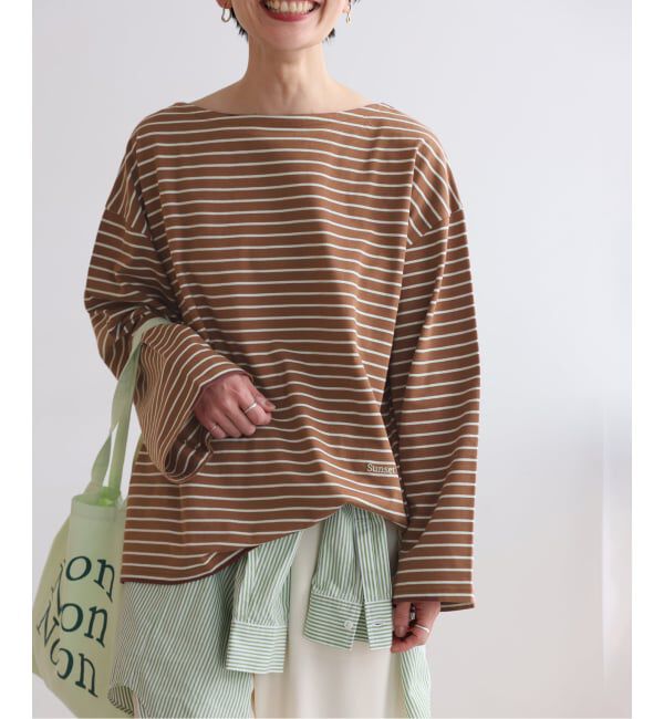 JOURNAL STANDARD relume「ONE DAYロゴボーダープルオーバー」|Tシャツ・カットソー|