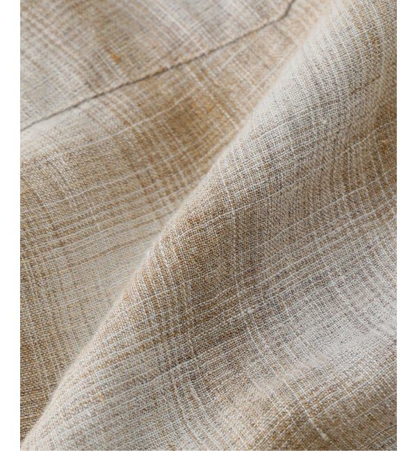 J.S.Homestead「《予約》Stead / リネン オンブレ ジップ シャツ」|シャツ・ブラウス|