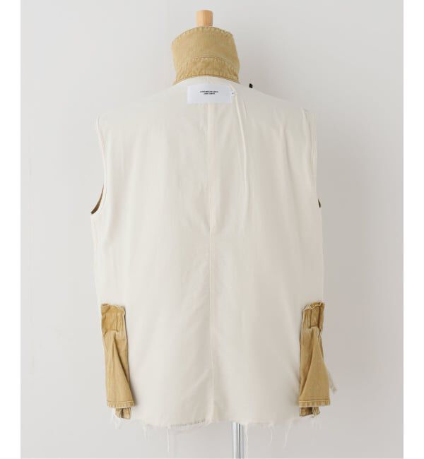 journal standard L'essage「【JANE SMITH/ジェーンスミス】 SULFUR DYE HEAVY DUCK CLOTH O：ベスト」|ダウンベスト・ベスト|