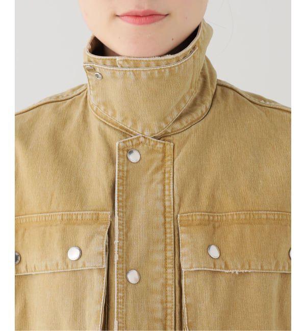 journal standard L'essage「【JANE SMITH/ジェーンスミス】 SULFUR DYE HEAVY DUCK CLOTH O：ベスト」|ダウンベスト・ベスト|