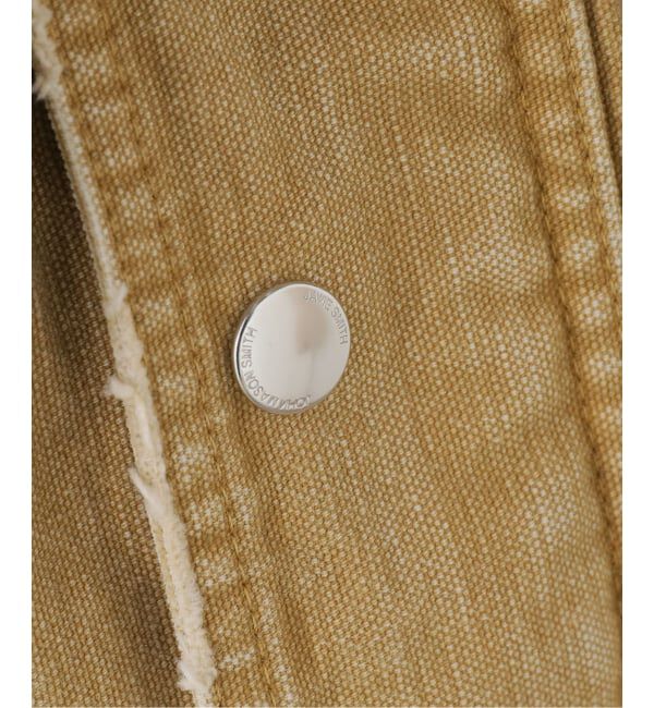 journal standard L'essage「【JANE SMITH/ジェーンスミス】 SULFUR DYE HEAVY DUCK CLOTH O：ベスト」|ダウンベスト・ベスト|