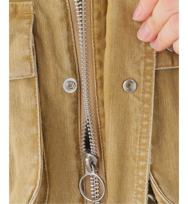 journal standard L'essage「【JANE SMITH/ジェーンスミス】 SULFUR DYE HEAVY DUCK CLOTH O：ベスト」|ダウンベスト・ベスト|