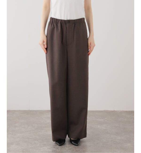 journal standard L'essage「【JANE SMITH/ジェーンスミス】 WASHABLE WOOL TROPICAL EASY P：パンツ」|スラックス|ブラウン