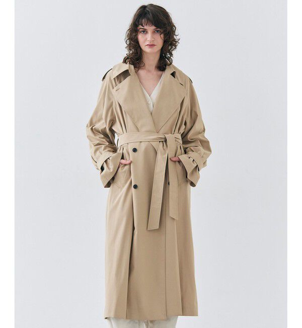 BEIGE,「IBERIS / オーバーサイズトレンチコート」|トレンチコート|Beige
