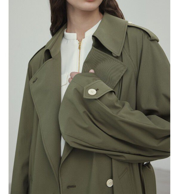 BEIGE,「IBERIS / オーバーサイズトレンチコート」|トレンチコート|