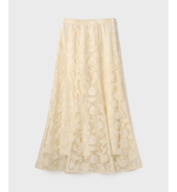 GRACE CONTINENTAL「エンブロイダリーフレアスカート」|スカート|