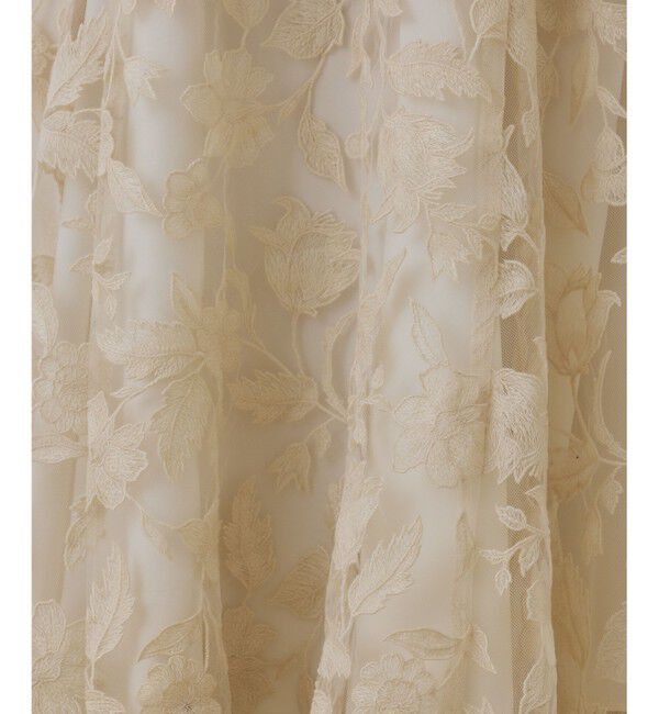 GRACE CONTINENTAL「エンブロイダリーフレアスカート」|スカート|