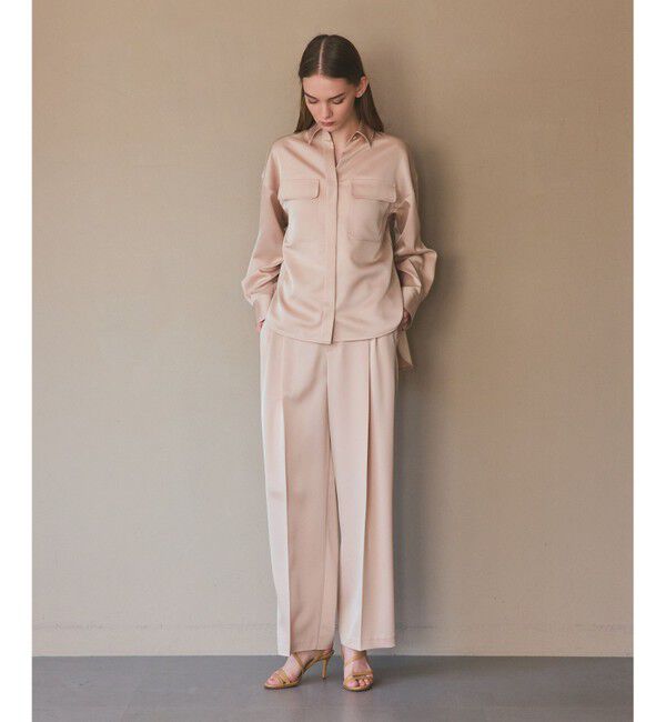 Grace Class「トリアセカルゼシャツ」|シャツ・ブラウス|ベージュ