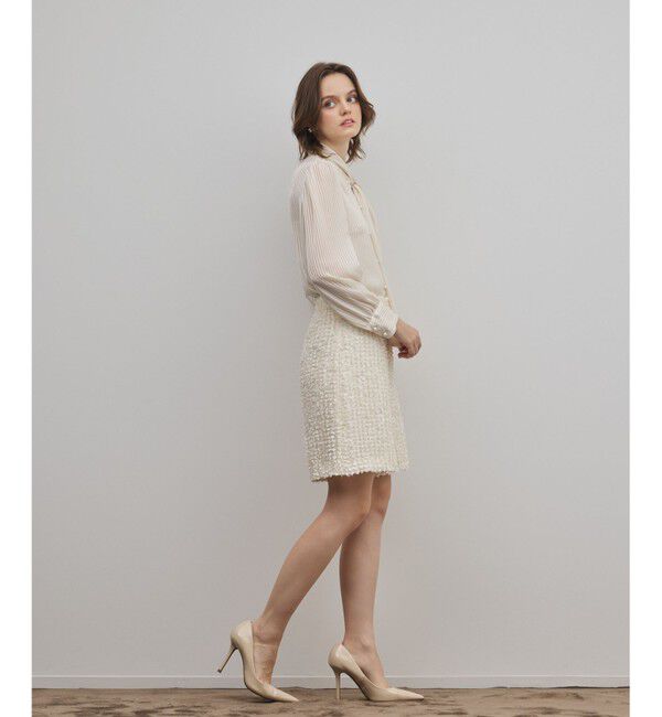 GRACE CONTINENTAL「ストライプボウブラウス」|シャツ・ブラウス|