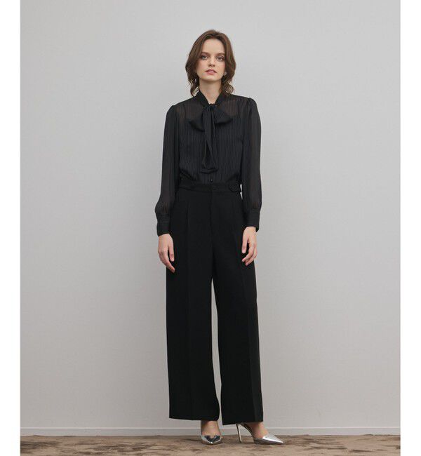 GRACE CONTINENTAL「ストライプボウブラウス」|シャツ・ブラウス|