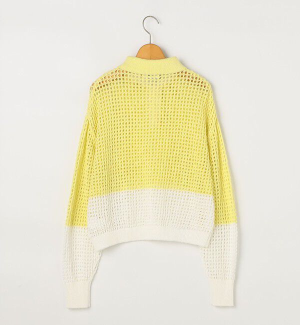 NOLLEY'S「《手洗い可能》テープメッシュ編ポロプルオーバー」|ニット・セーター|