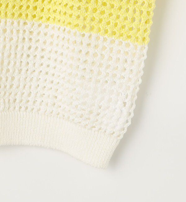 NOLLEY'S「《手洗い可能》テープメッシュ編ポロプルオーバー」|ニット・セーター|