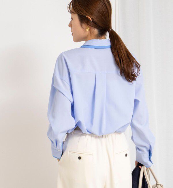 NOLLEY'S「ウォッシャブルレイヤード2WAYカラーシャツ」|シャツ・ブラウス|