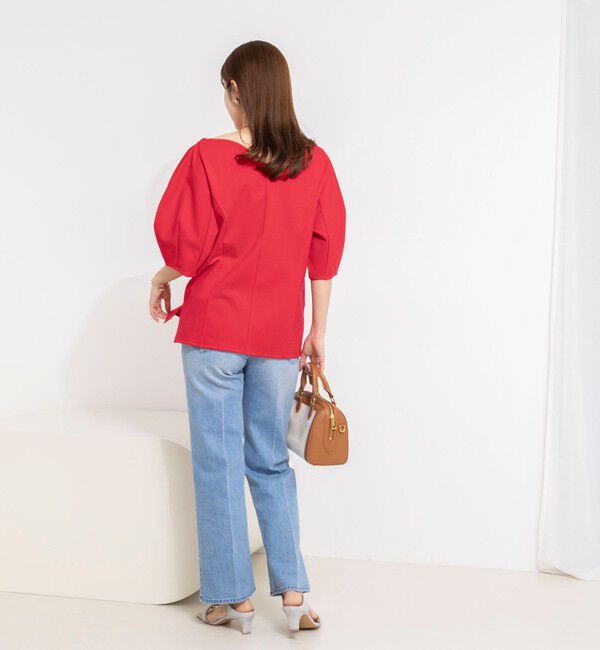 NOLLEY'S「【WEB限定】ウォッシャブルハートネックカットソー」|Tシャツ・カットソー|