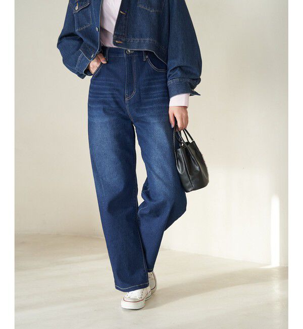 Rope&rsquo;Picnic「【ウエスト革命デニム】ウエストシェイプカービーデニム」|デニム|