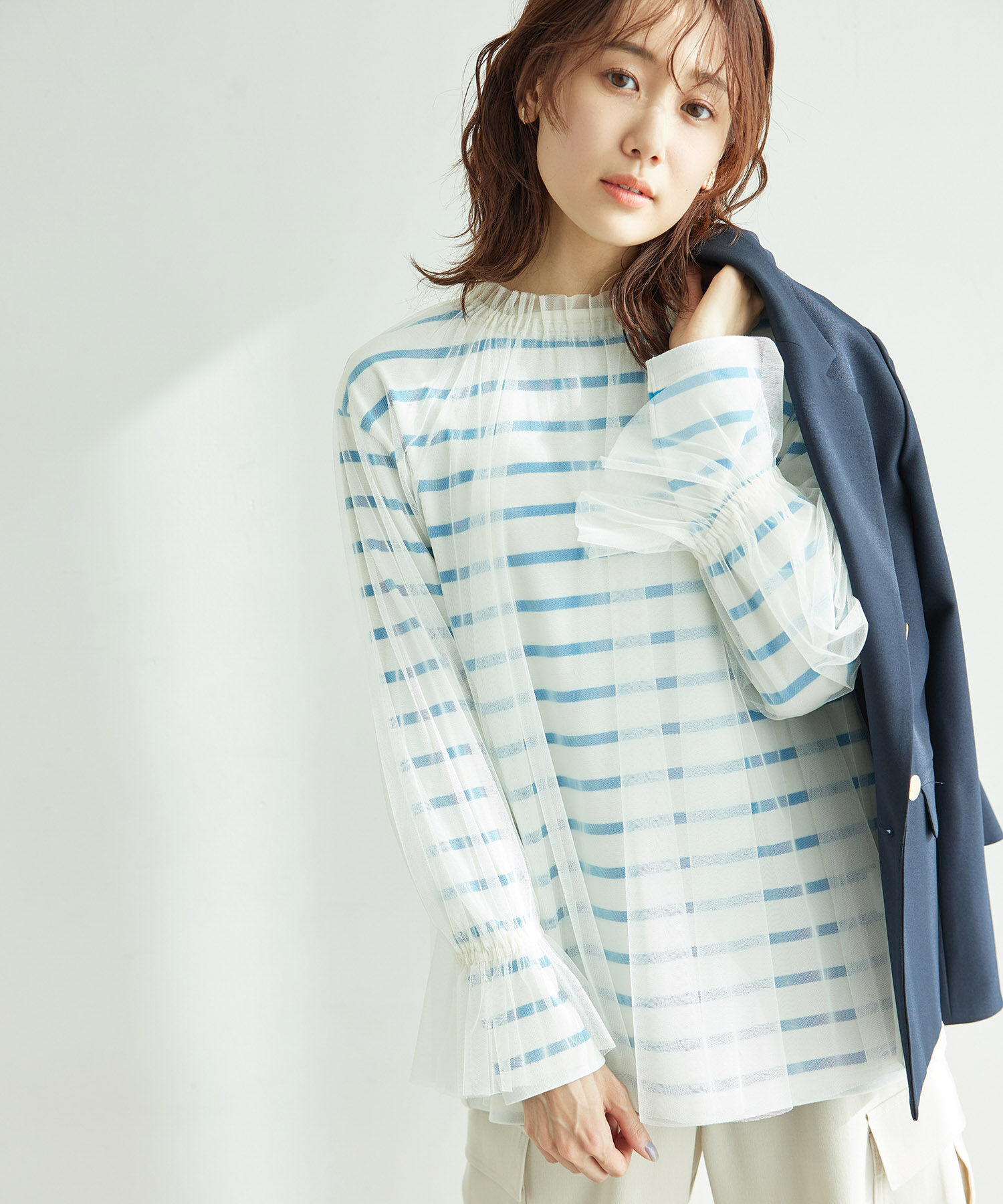 Rope&rsquo;Picnic「チュールトップス」|シャツ・ブラウス|