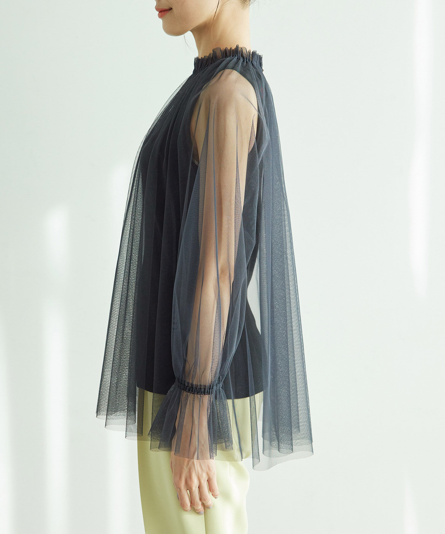 Rope&rsquo;Picnic「チュールトップス」|シャツ・ブラウス|