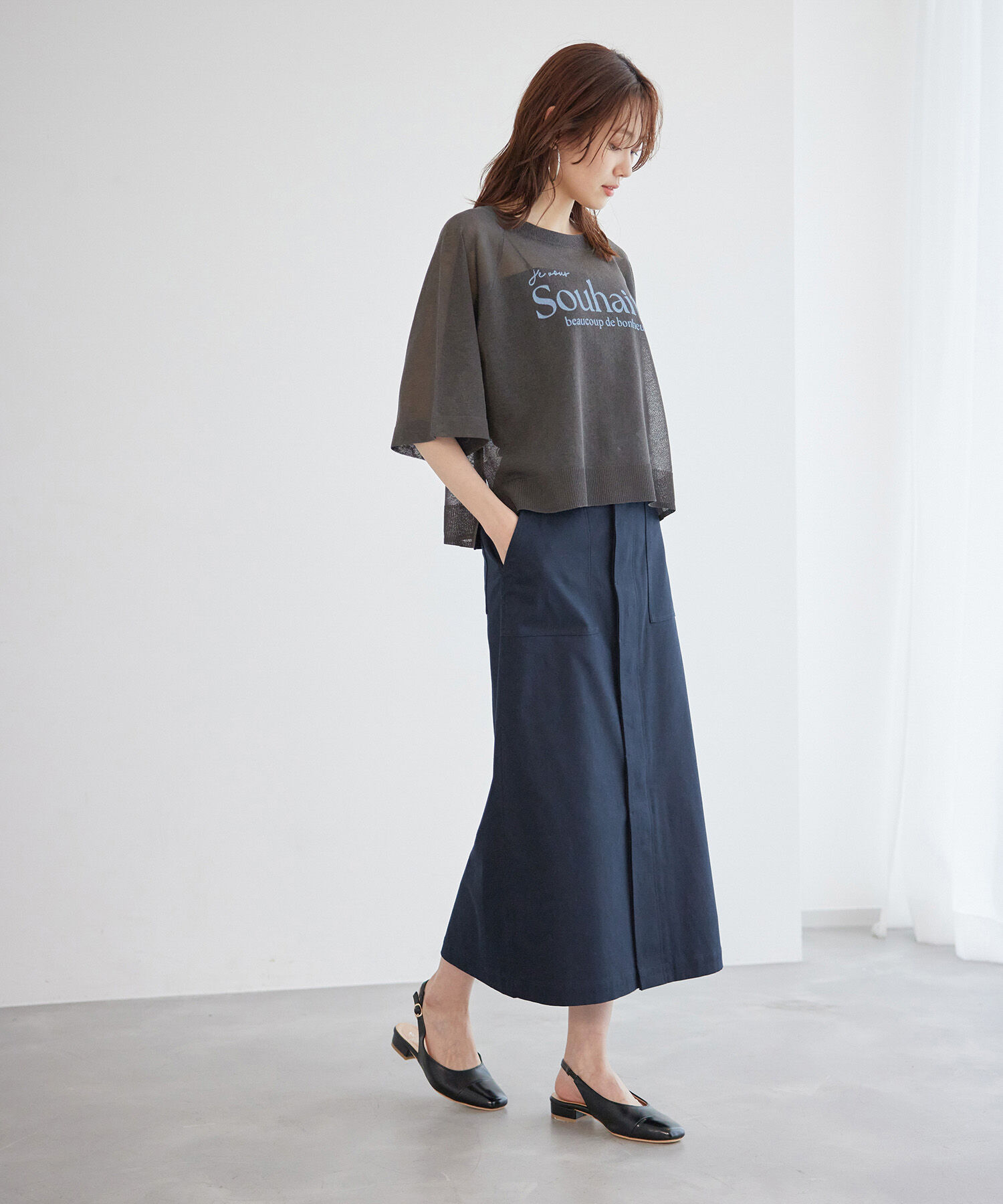 Rope&rsquo;Picnic「ミリタリーベイカースカート/防汚加工」|スカート|