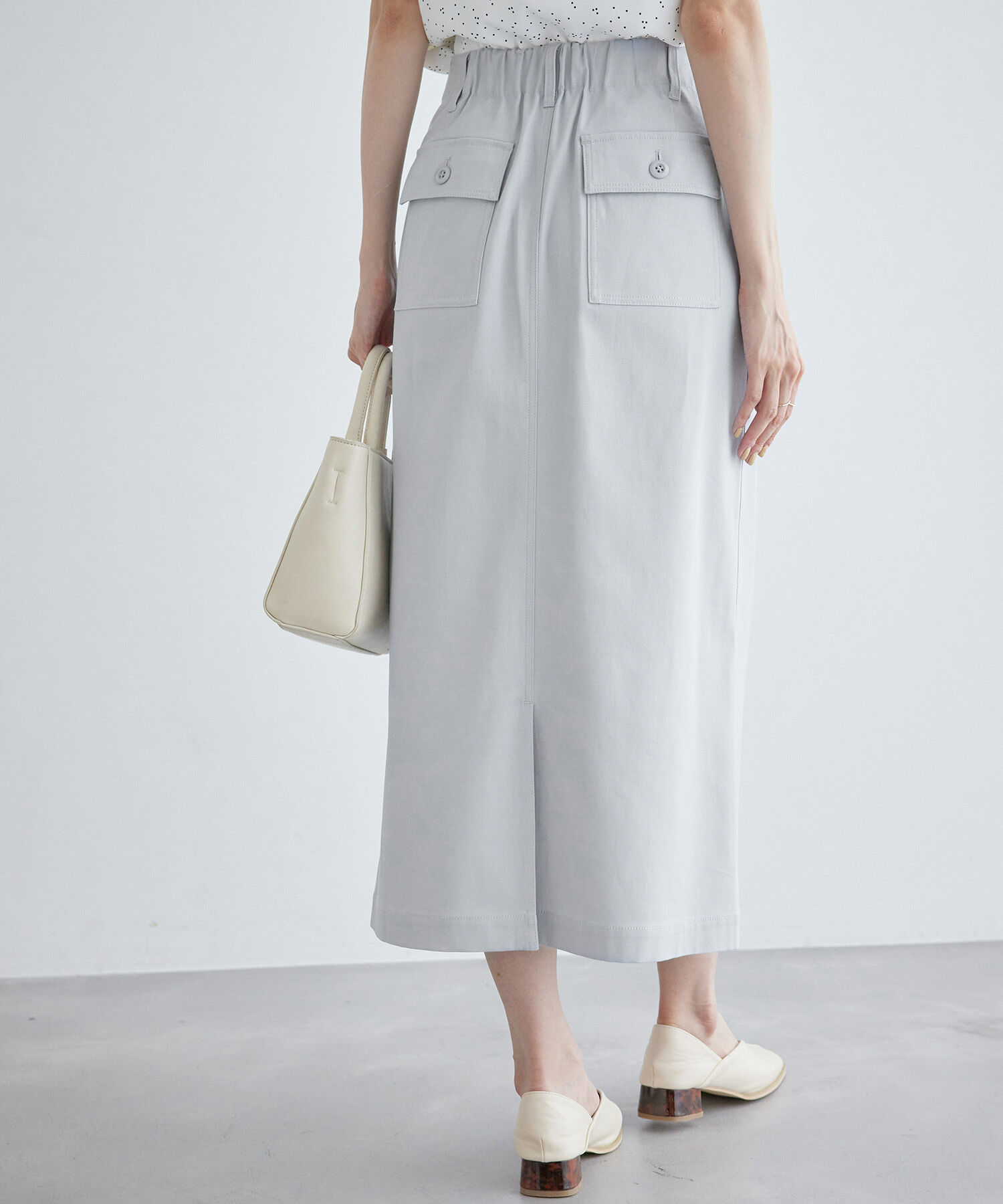 Rope&rsquo;Picnic「ミリタリーベイカースカート/防汚加工」|スカート|