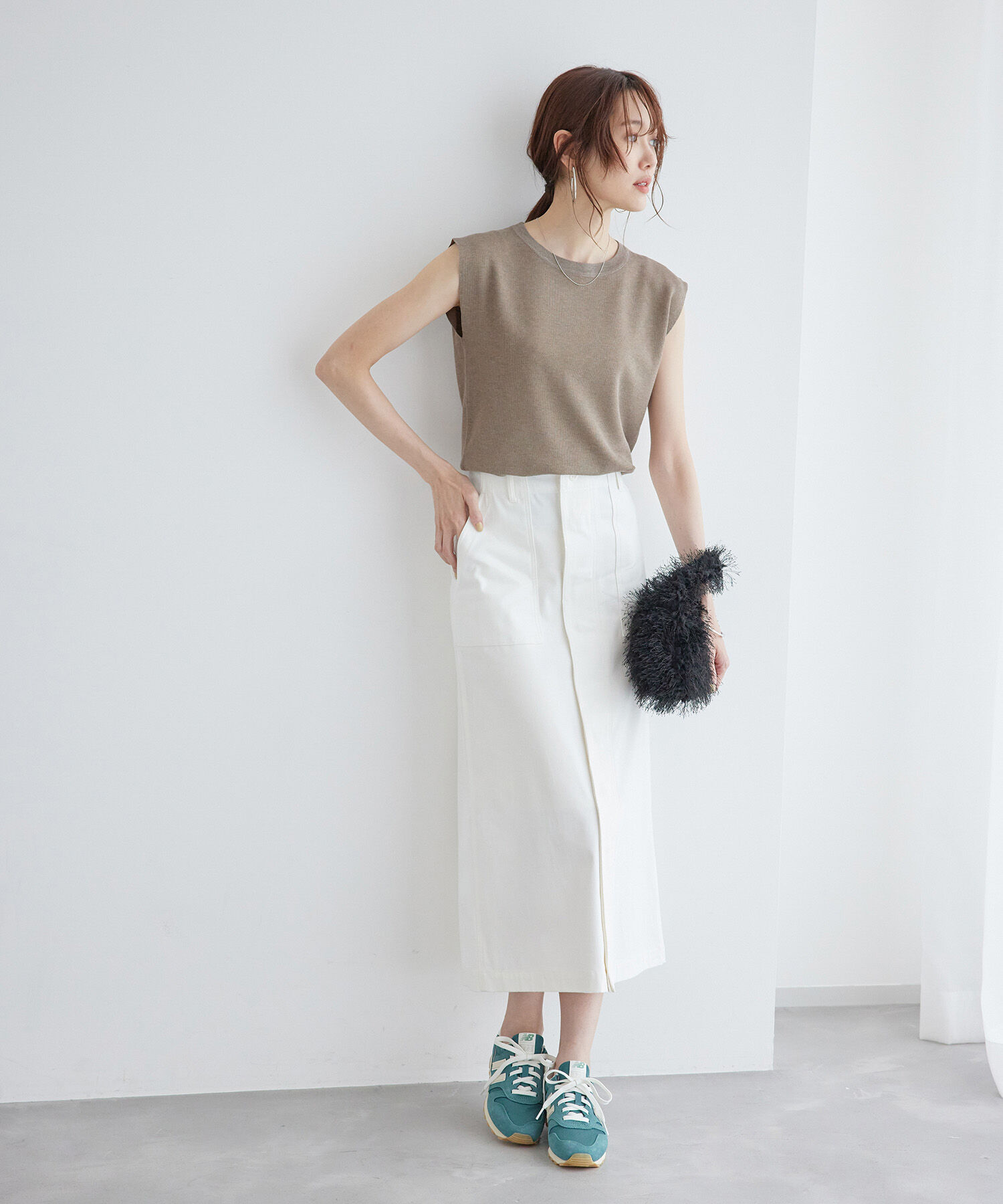 Rope&rsquo;Picnic「ミリタリーベイカースカート/防汚加工」|スカート|