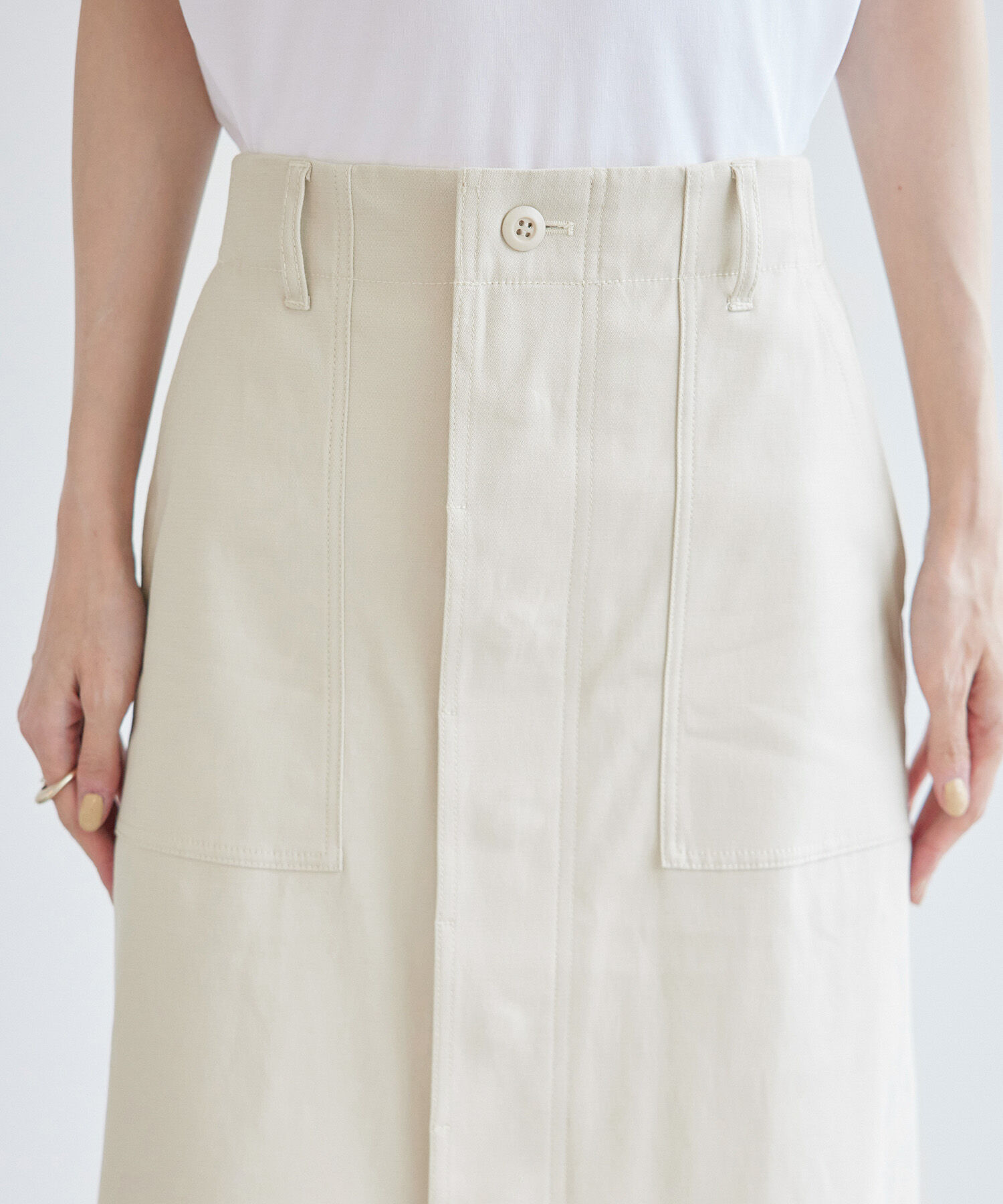 Rope&rsquo;Picnic「ミリタリーベイカースカート/防汚加工」|スカート|