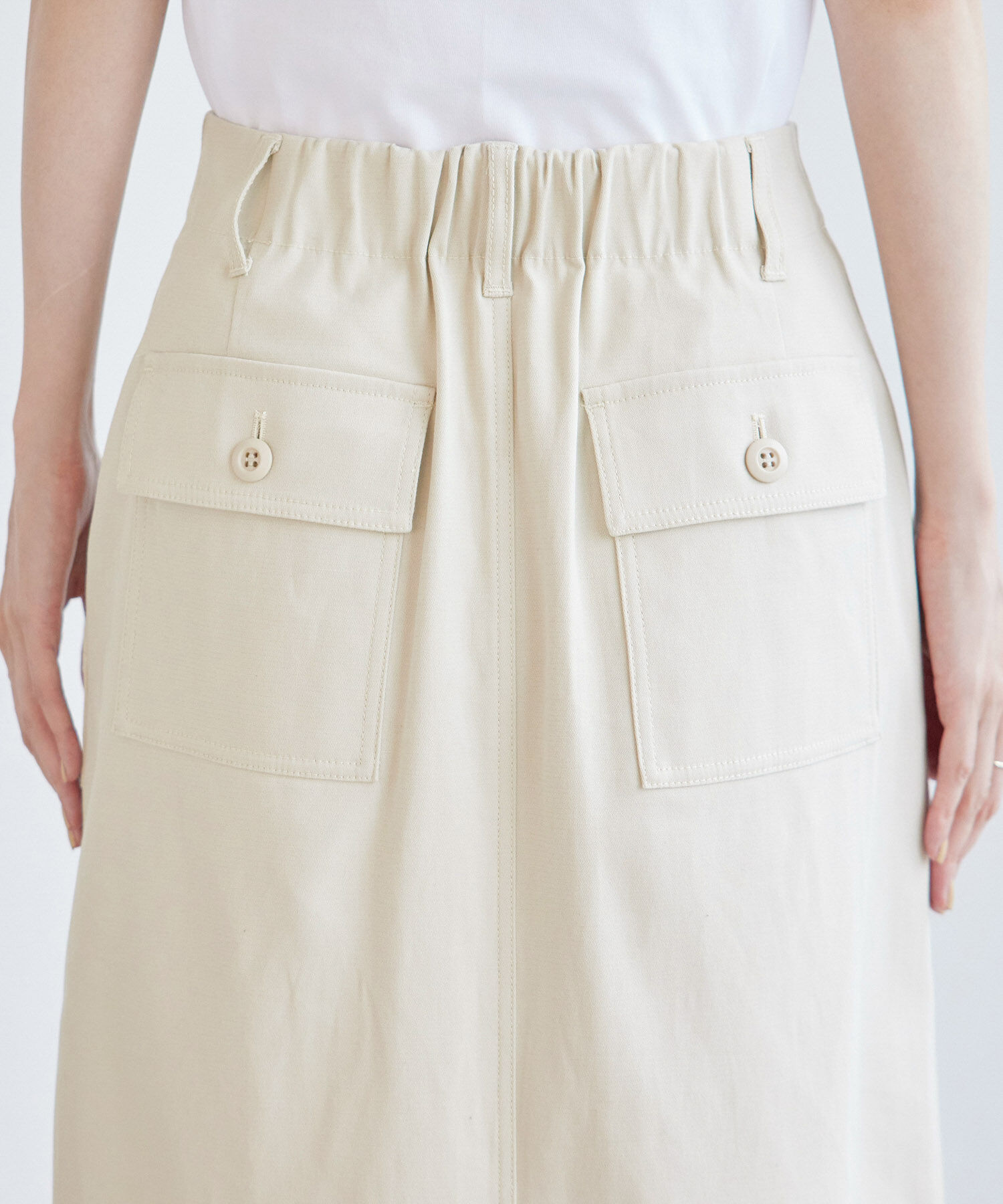 Rope&rsquo;Picnic「ミリタリーベイカースカート/防汚加工」|スカート|