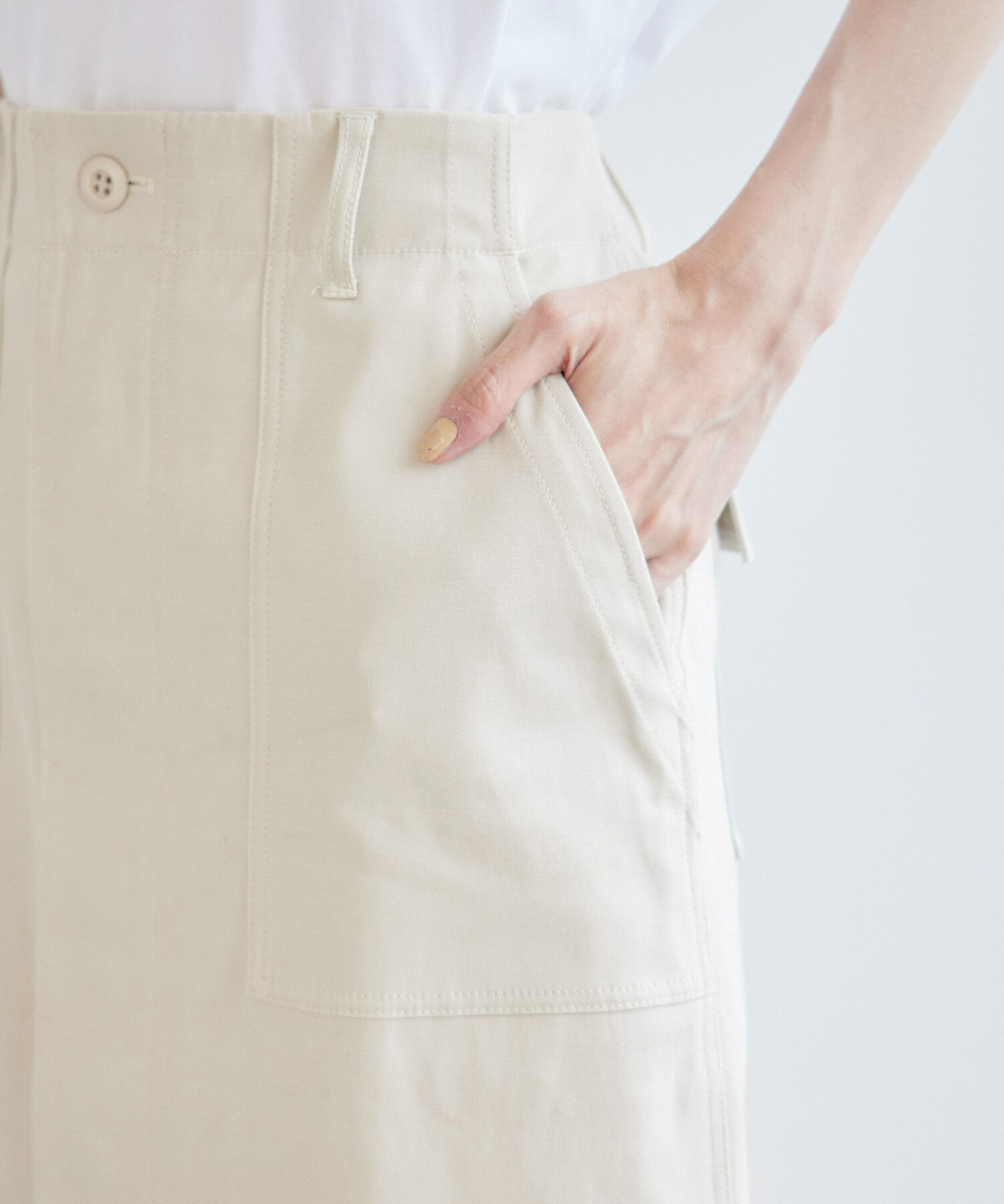 Rope&rsquo;Picnic「ミリタリーベイカースカート/防汚加工」|スカート|