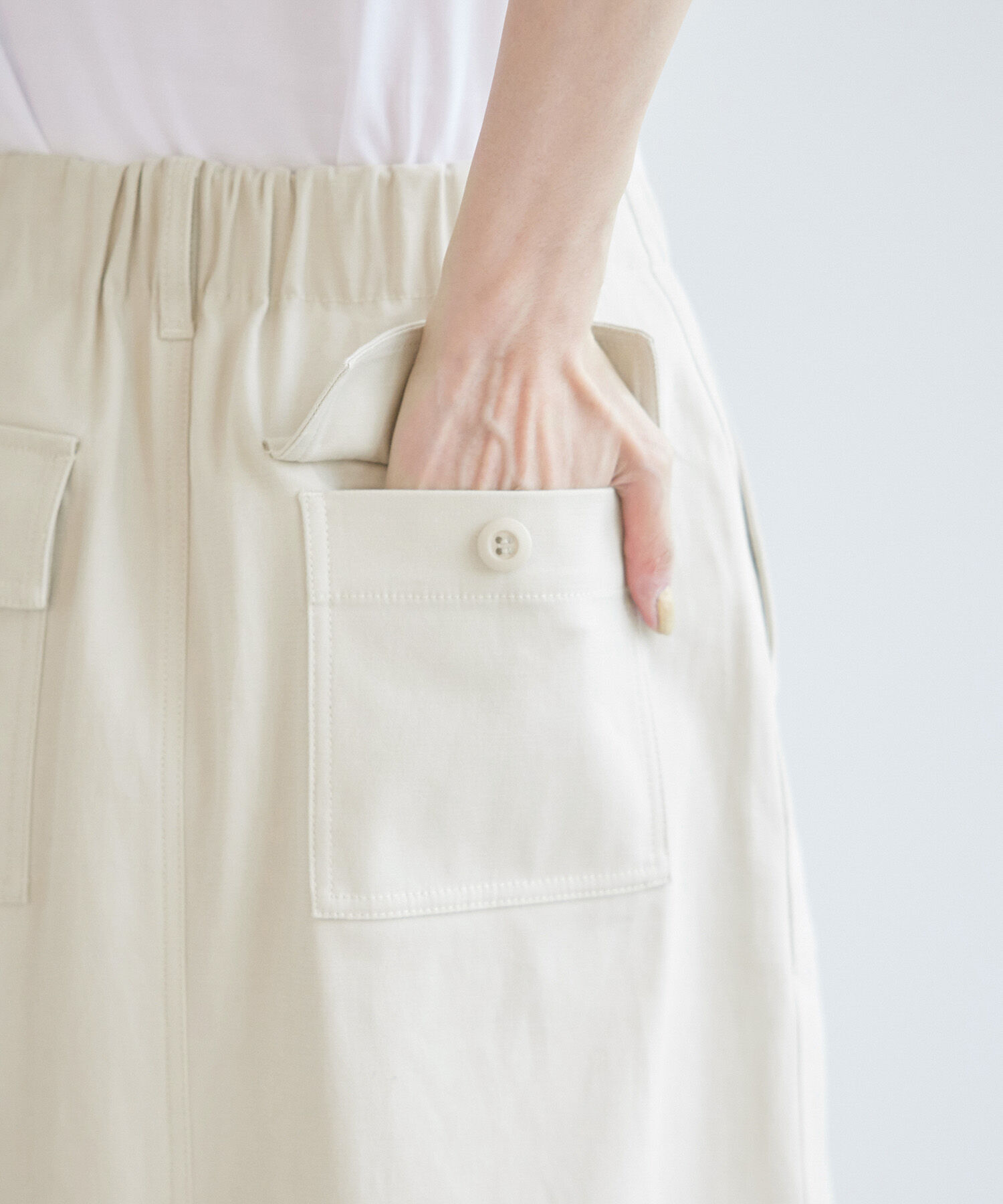 Rope&rsquo;Picnic「ミリタリーベイカースカート/防汚加工」|スカート|