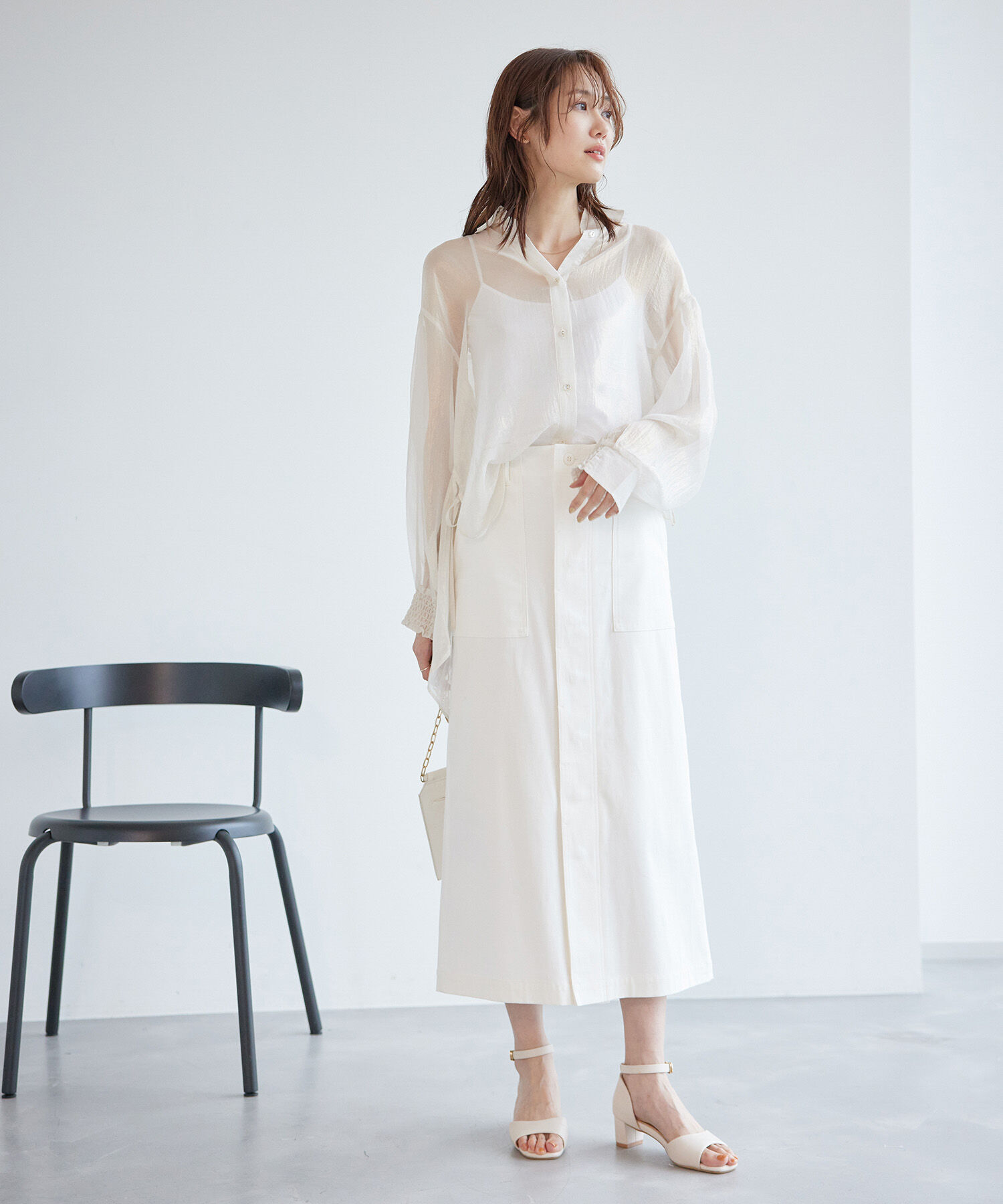 Rope&rsquo;Picnic「ミリタリーベイカースカート/防汚加工」|スカート|