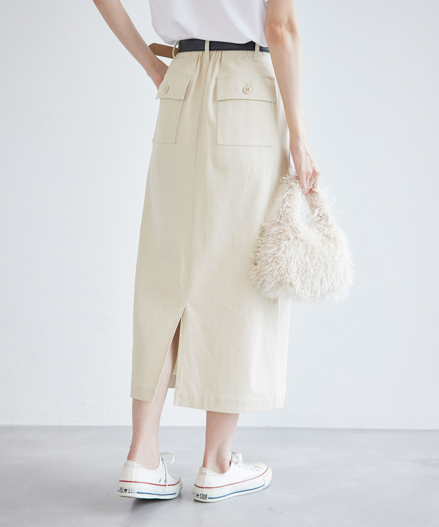 Rope&rsquo;Picnic「ミリタリーベイカースカート/防汚加工」|スカート|