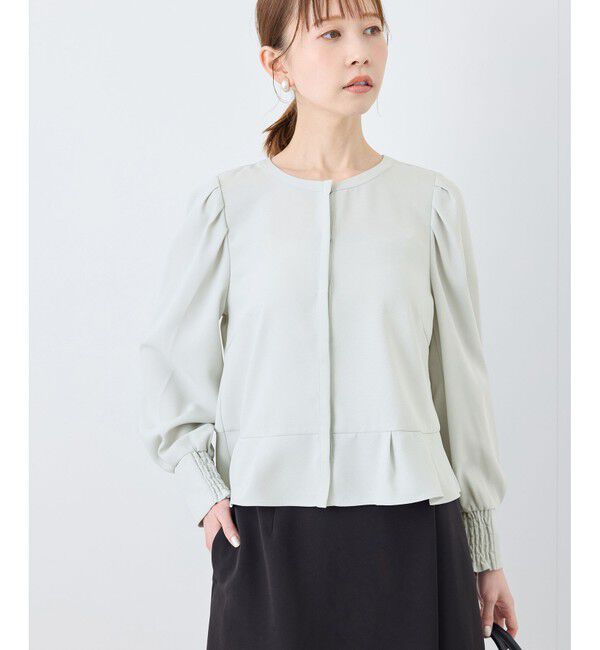 Rope&rsquo;Picnic「羽織りとしても着られるブラウス」|シャツ・ブラウス|