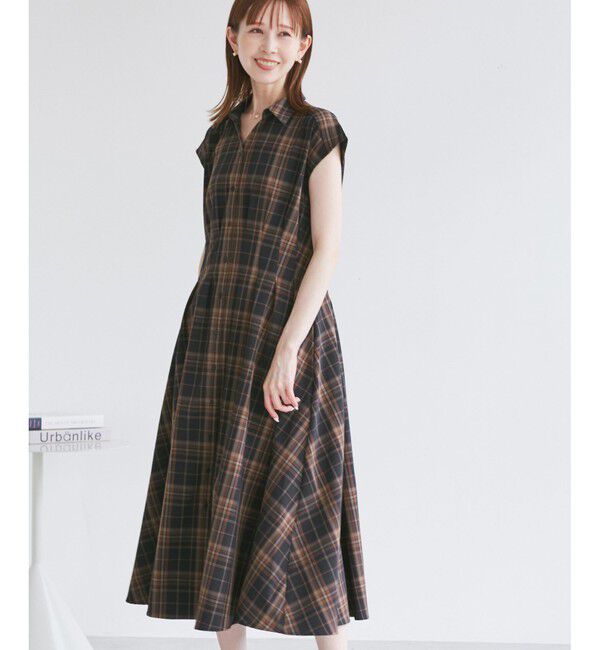 Rope&rsquo;Picnic「ウエストタックチェックアソートワンピース」|ワンピース|