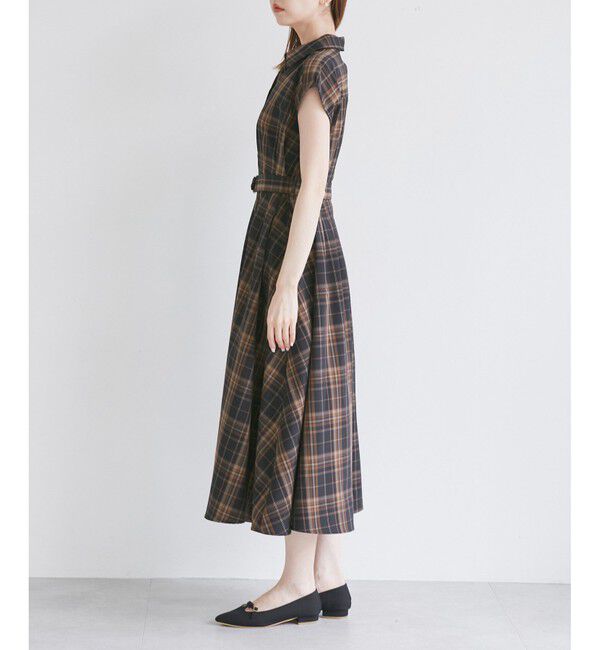 Rope&rsquo;Picnic「ウエストタックチェックアソートワンピース」|ワンピース|