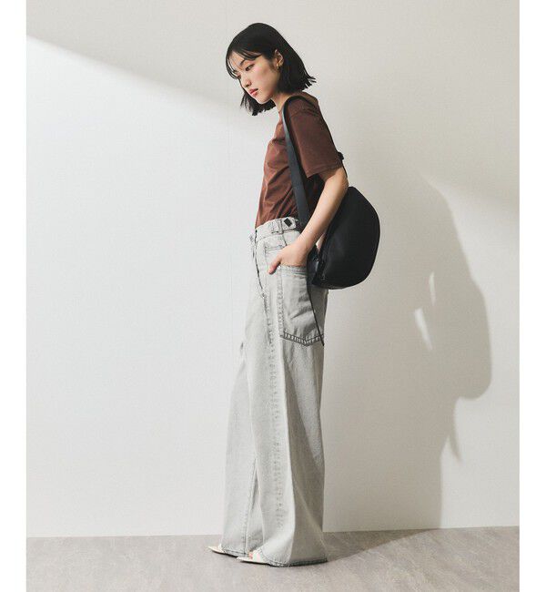 ADAM ET ROPE'「【WEB限定】ディープライズワイドデニム」|デニム|