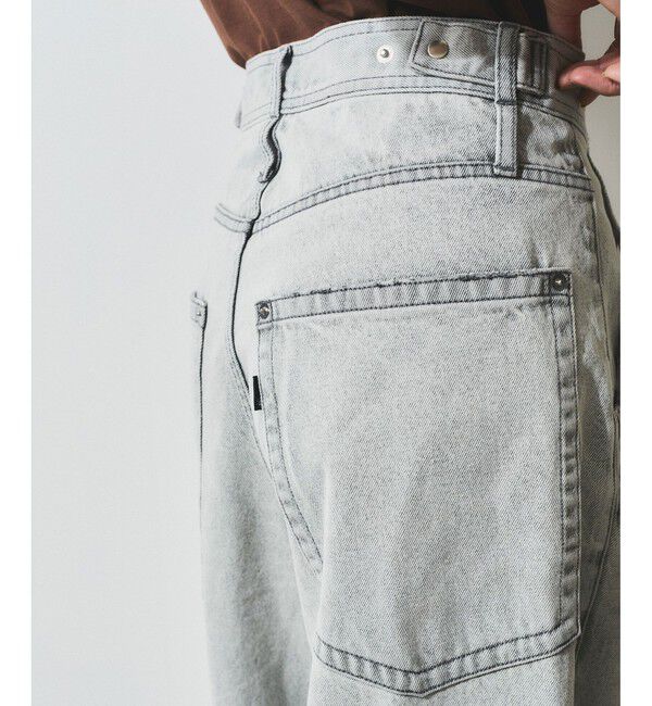 ADAM ET ROPE'「【WEB限定】ディープライズワイドデニム」|デニム|