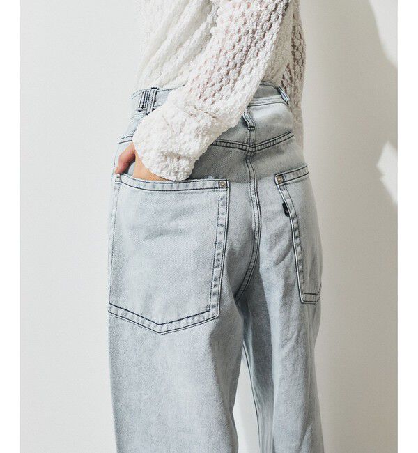 ADAM ET ROPE'「【WEB限定】ディープライズワイドデニム」|デニム|