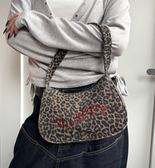  「SLOPPY ロゴショルダーバッグ」|ショルダー・メッセンジャー|ブラウン