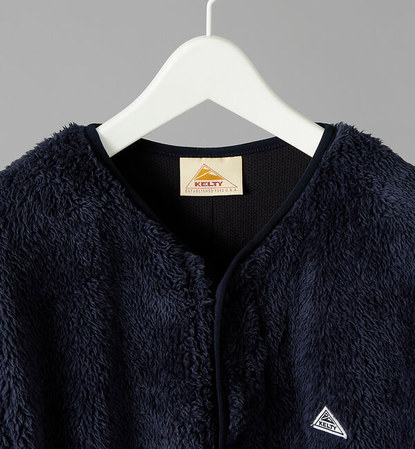 ABAHOUSE「【KELTY / ケルティ】別注 ノーカラー フリース ボア オーバーサイズ ブ」|ブルゾン・スタジャン|