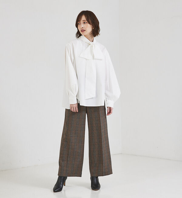 abahouse mavie「2WAYボウタイスキッパーシャツ」|シャツ・ブラウス|