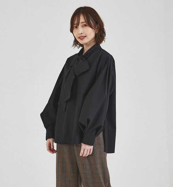 abahouse mavie「2WAYボウタイスキッパーシャツ」|シャツ・ブラウス|