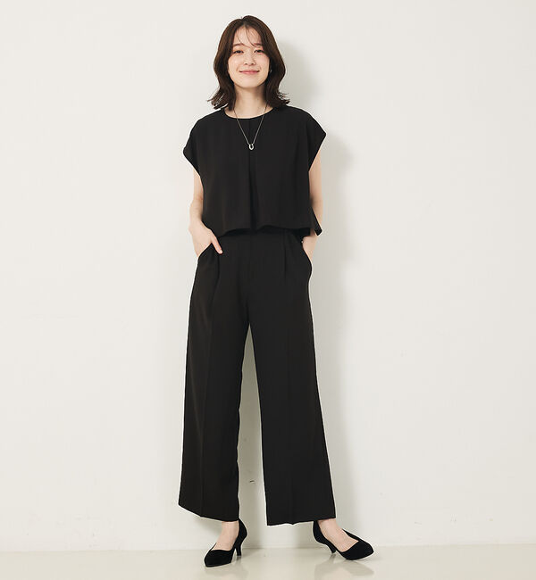 abahouse mavie「【エニデイカセット・サマー】ジョーゼットタックフレアーブラウス」|シャツ・ブラウス|