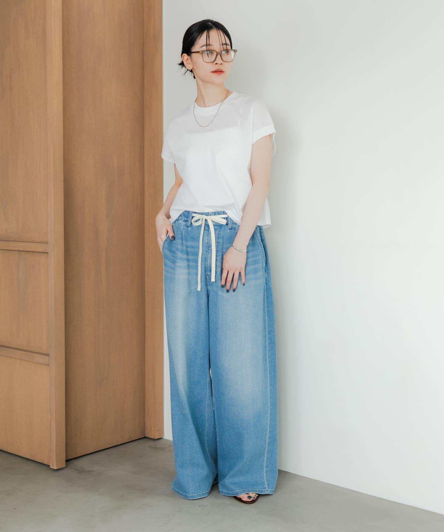 URBAN RESEARCH「スーピマコットンフレンチスリーブカットソー」|Tシャツ・カットソー|