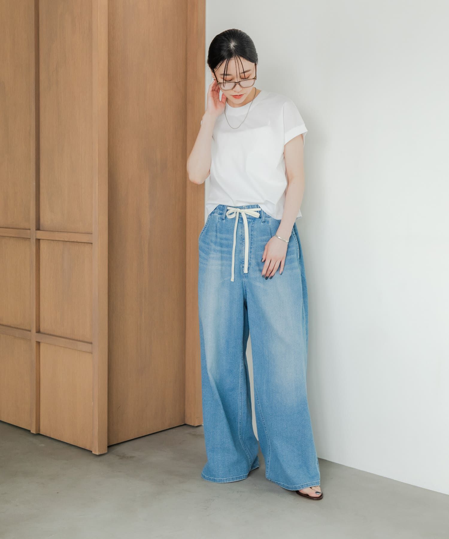 URBAN RESEARCH「スーピマコットンフレンチスリーブカットソー」|Tシャツ・カットソー|