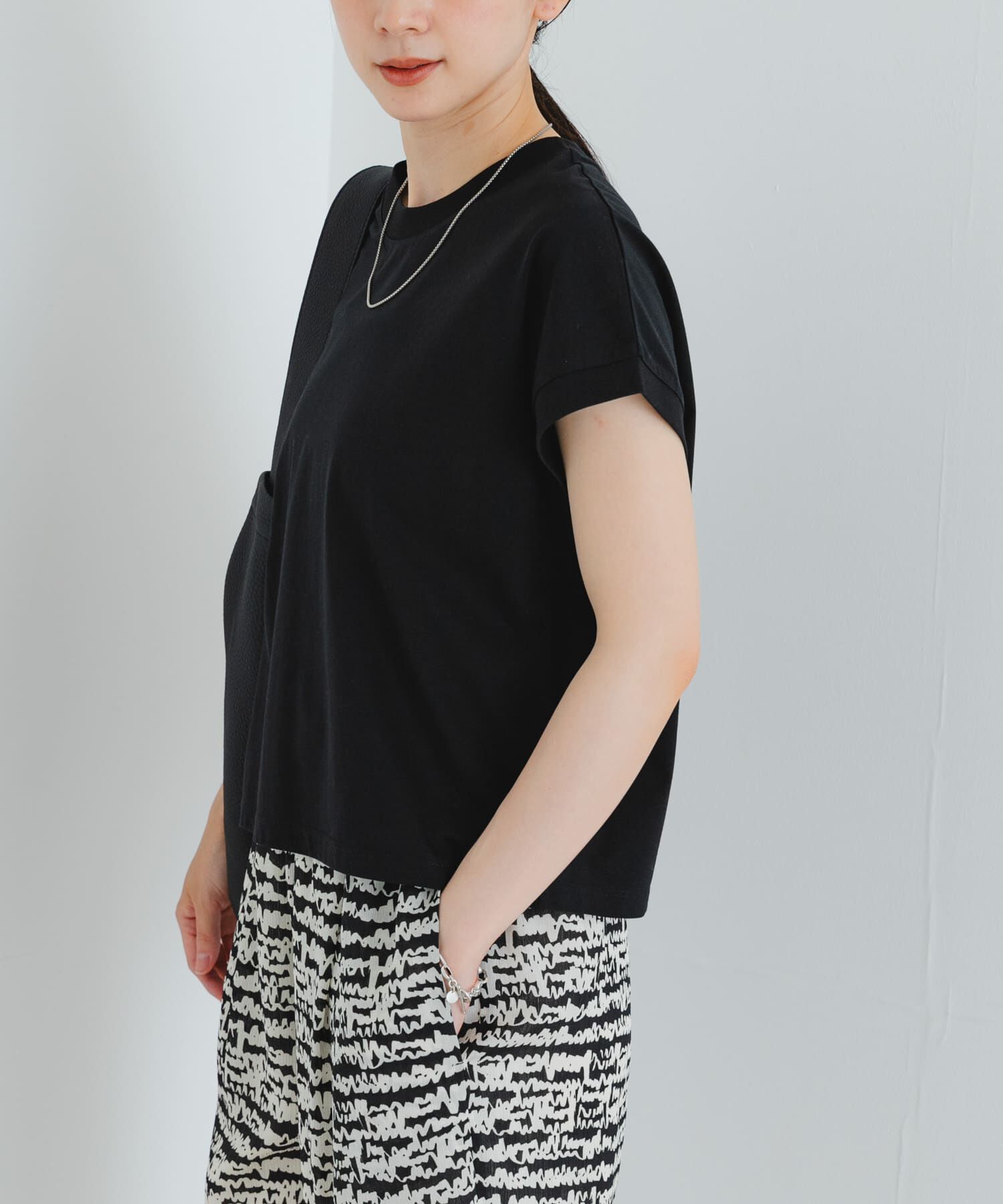 URBAN RESEARCH「スーピマコットンフレンチスリーブカットソー」|Tシャツ・カットソー|