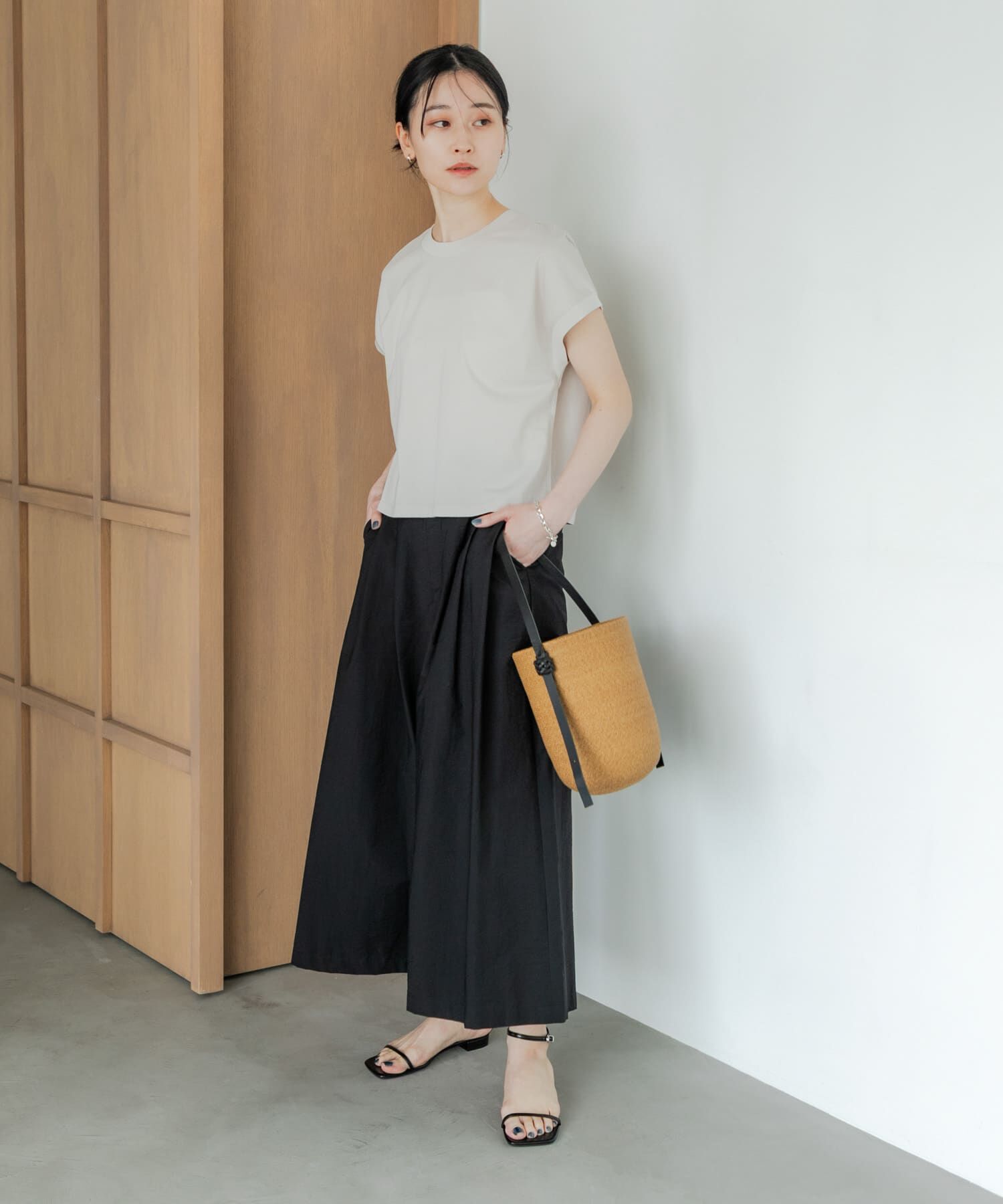 URBAN RESEARCH「スーピマコットンフレンチスリーブカットソー」|Tシャツ・カットソー|