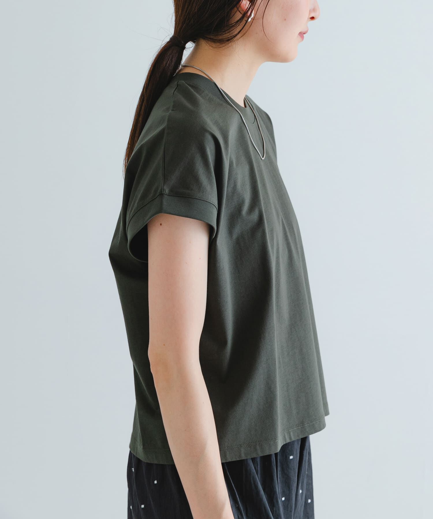 URBAN RESEARCH「スーピマコットンフレンチスリーブカットソー」|Tシャツ・カットソー|