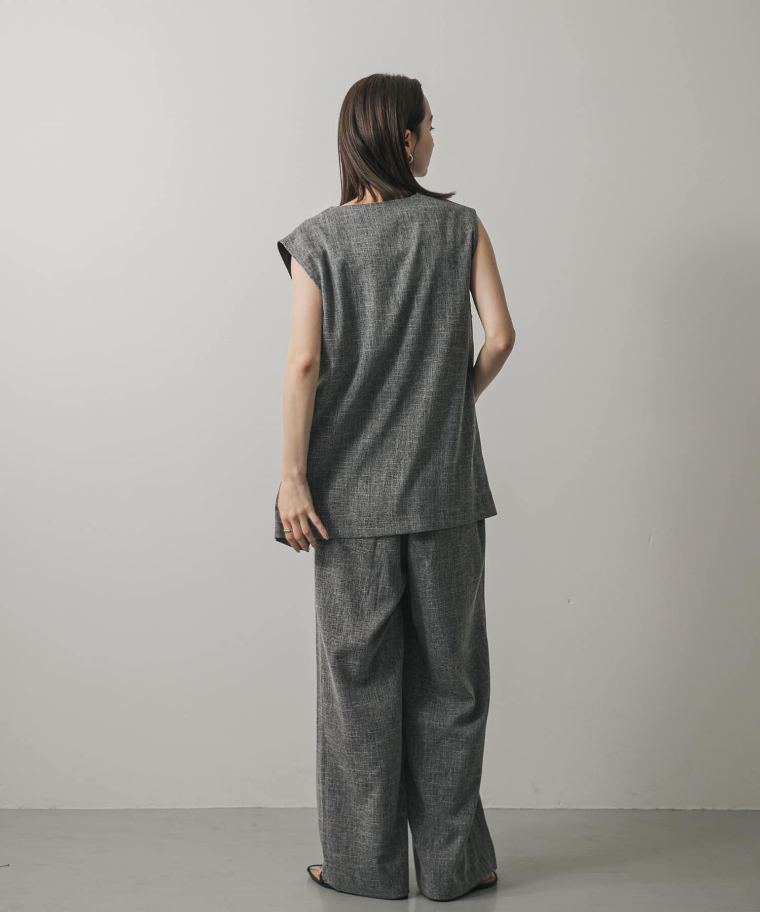 SENSE OF PLACE by URBAN RESEARCH「スキッパーツイードベスト」|ベスト・ジレ|