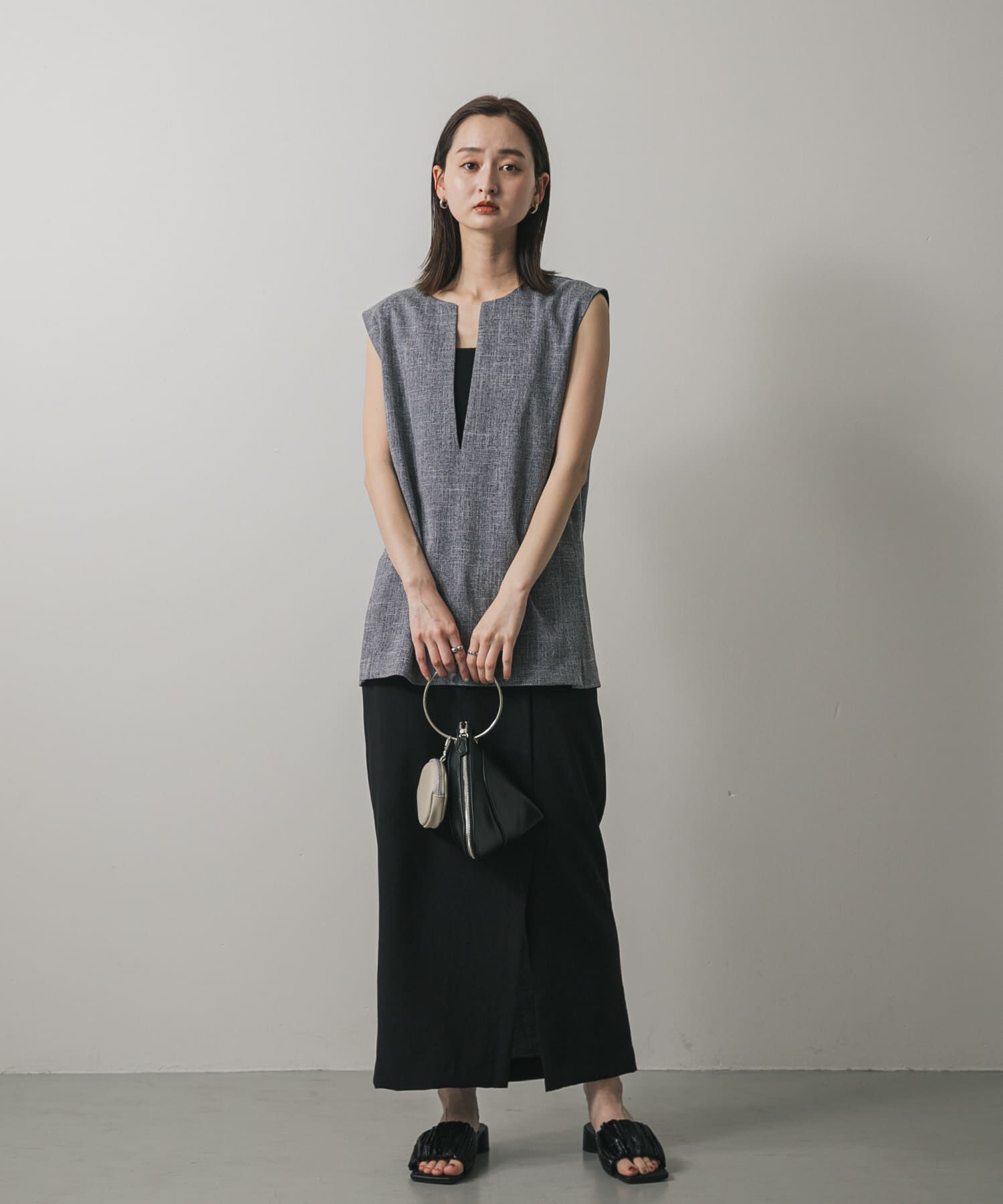 SENSE OF PLACE by URBAN RESEARCH「スキッパーツイードベスト」|ベスト・ジレ|