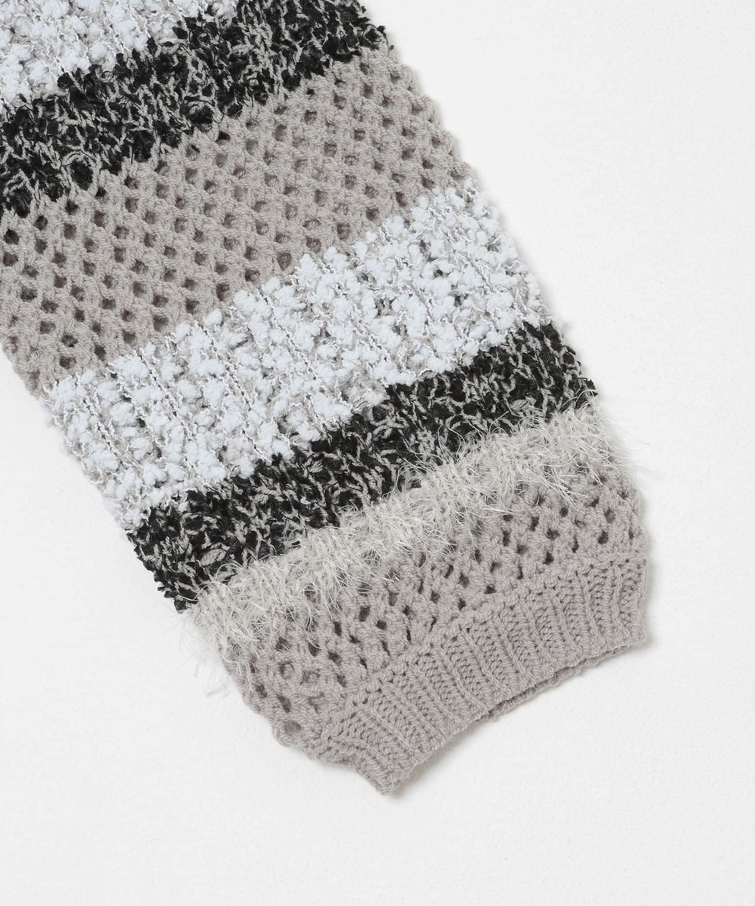 SENSE OF PLACE by URBAN RESEARCH「『洗濯可』ミックスヤーンワイドボーダーニット」|ニット・セーター|